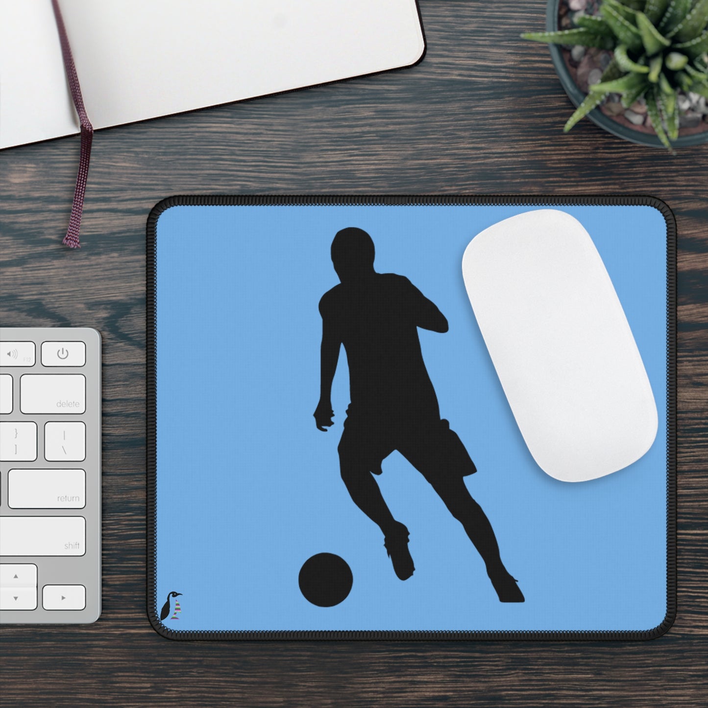 Gaming Mouse Pad: Soccer Lite Blue