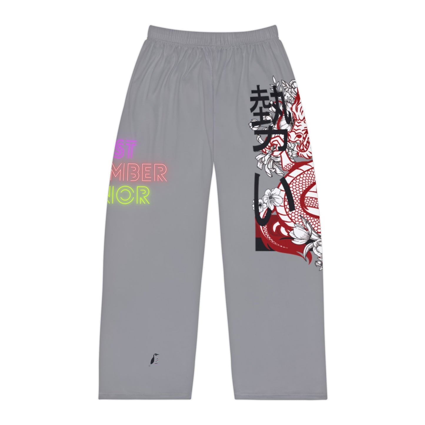 Men's Pajama Pants: Dragons Grey