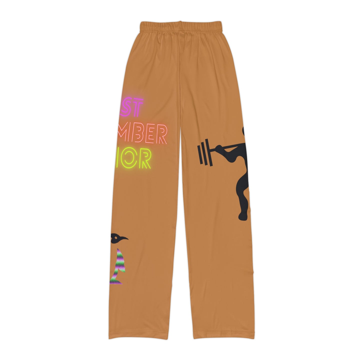 Kids Pajama Pants: Weightlifting Lite Brown