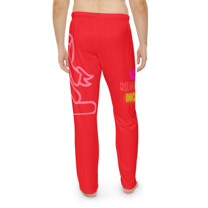 Men's Pajama Pants: Fight Cancer Red