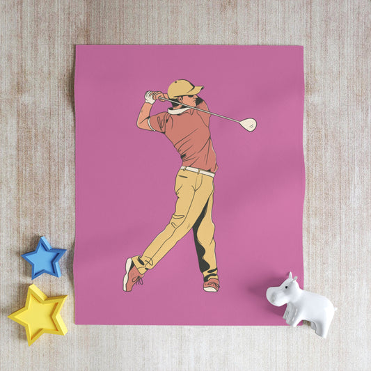 Throw Blanket: Golf Lite Pink