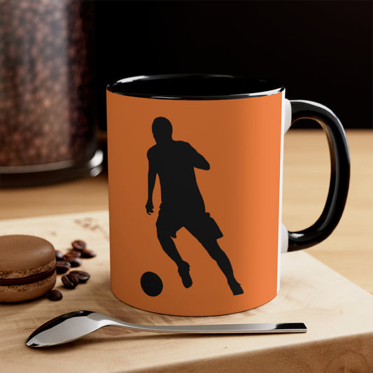 Accent Coffee Mug, 11oz: Soccer Crusta
