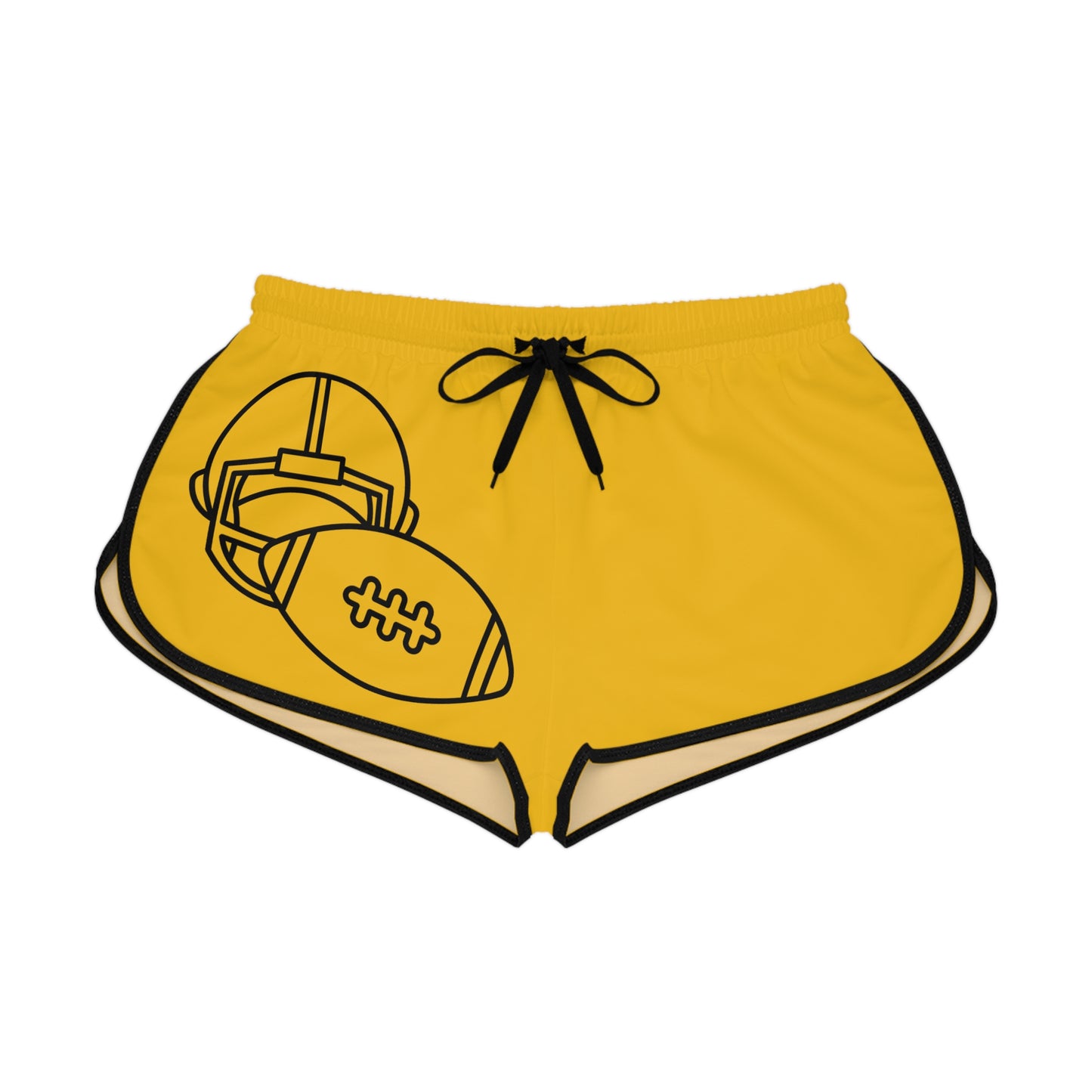 Women's Relaxed Shorts: Football Yellow