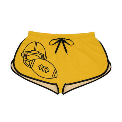 Women's Relaxed Shorts: Football Yellow