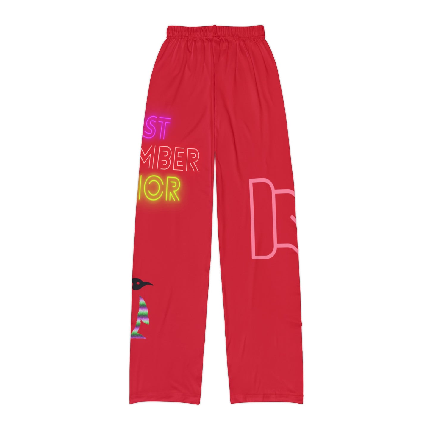 Kids Pajama Pants: Fight Cancer Dark Red