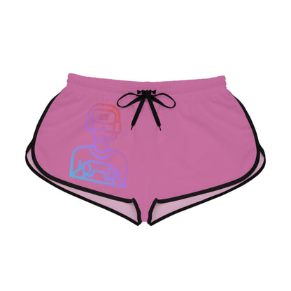 Women's Relaxed Shorts: Gaming Lite Pink