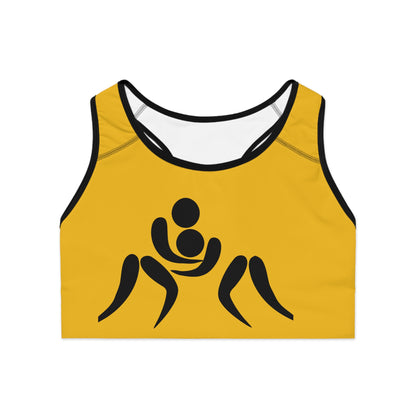 Sports Bra: Wrestling Yellow