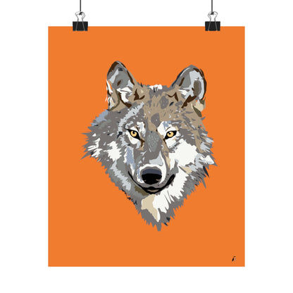 Premium Matte Vertical Posters: Wolves Crusta
