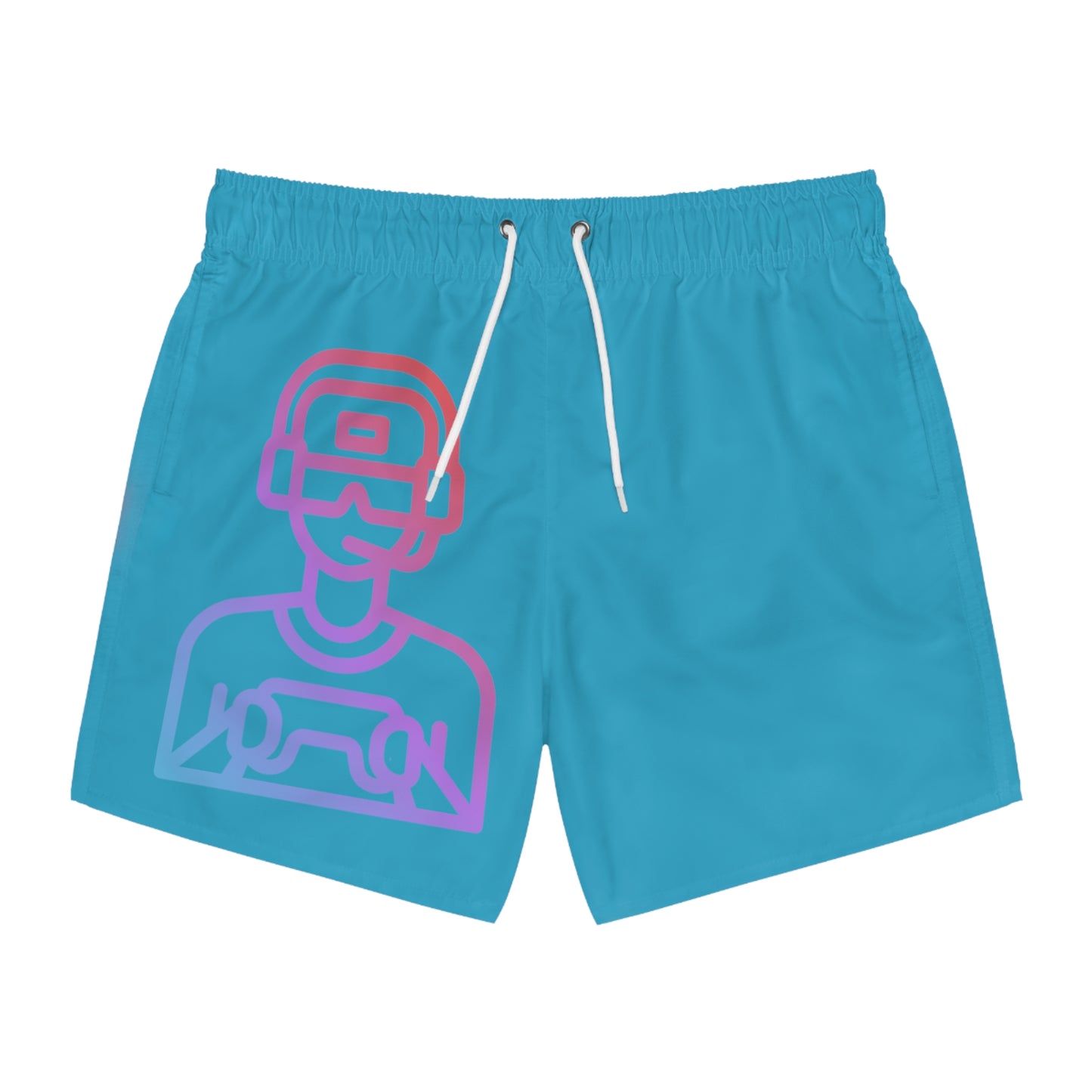 Swim Trunks: Gaming Turquoise