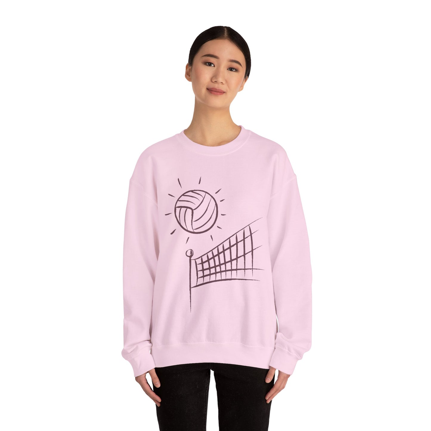 Unisex Heavy Blend™ Crewneck Sweatshirt: Volleyball #2