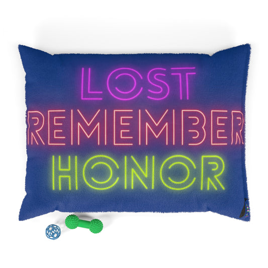 Pet Bed: Lost Remember Honor Dark Blue