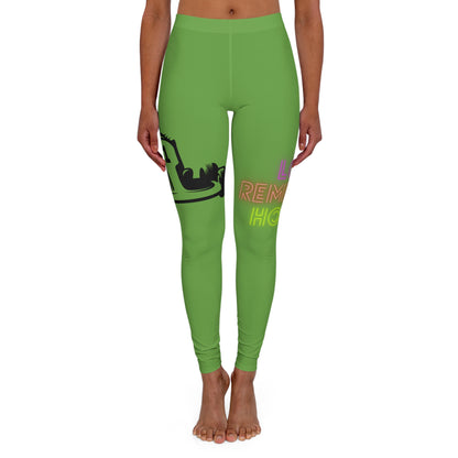 Women's Spandex Leggings: Racing Green