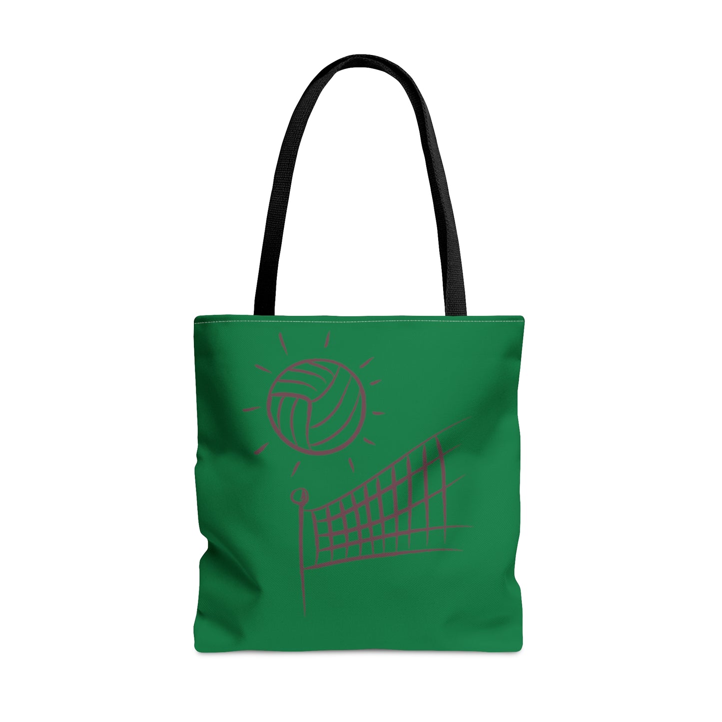 Tote Bag: Volleyball Dark Green