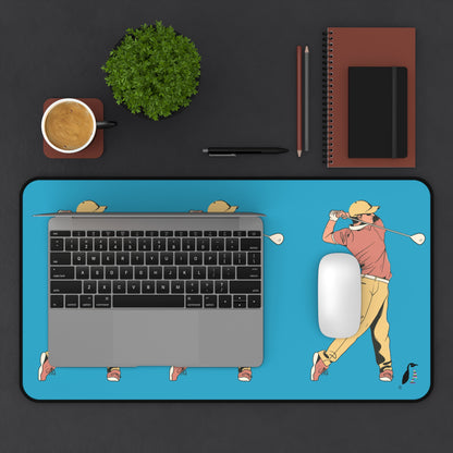 Desk Mat: Golf Turquoise