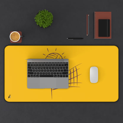 Desk Mat: Volleyball Yellow