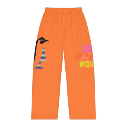 Women's Pajama Pants: Crazy Penguin World Logo Crusta