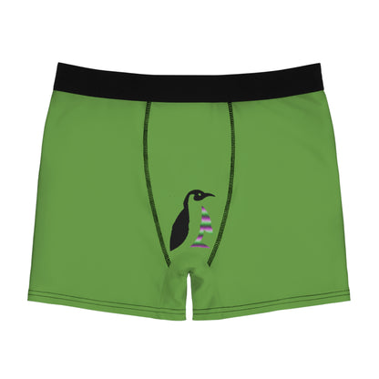 Men's Boxer Briefs: Lost Remember Honor Green