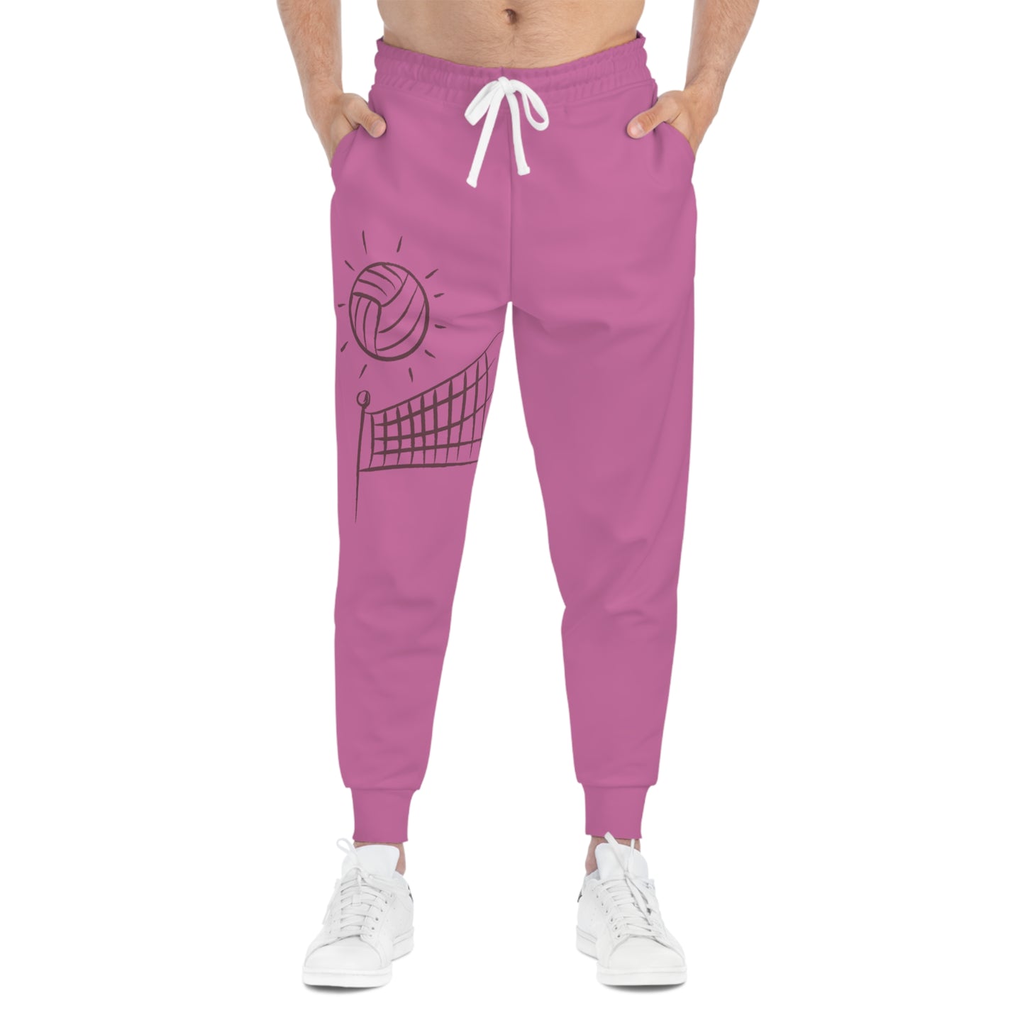 Athletic Joggers: Volleyball Lite Pink