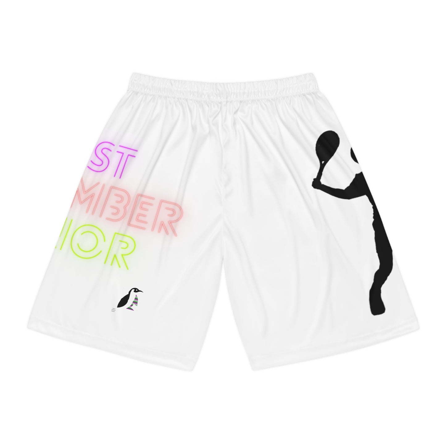 Basketball Shorts: Tennis White