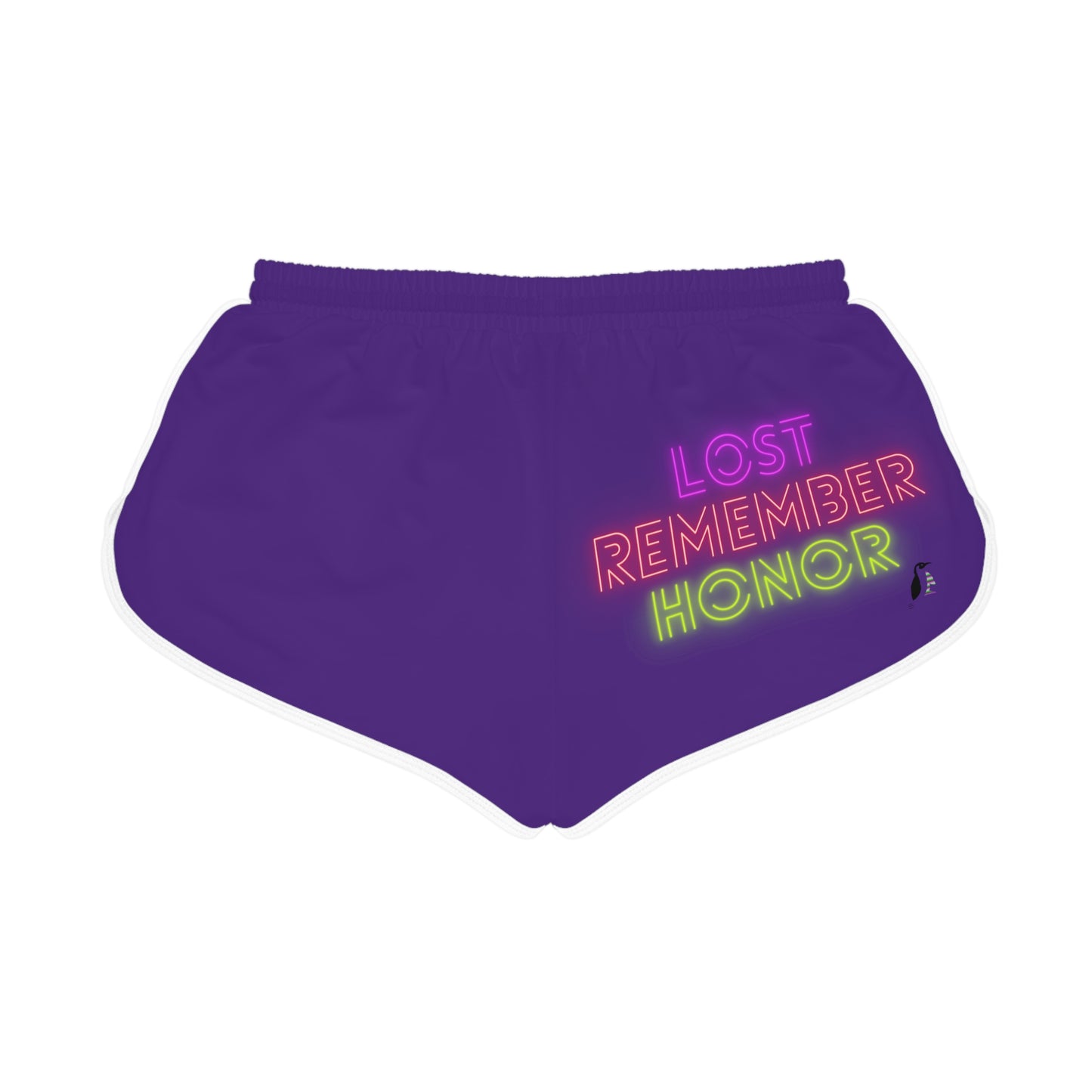 Women's Relaxed Shorts: Volleyball Purple
