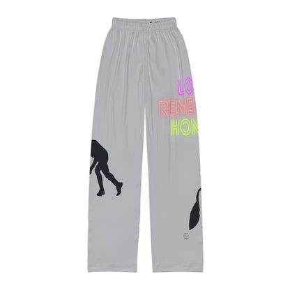 Kids Pajama Pants: Hockey Lite Grey