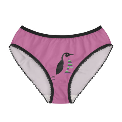 Women's Briefs: Bowling Lite Pink