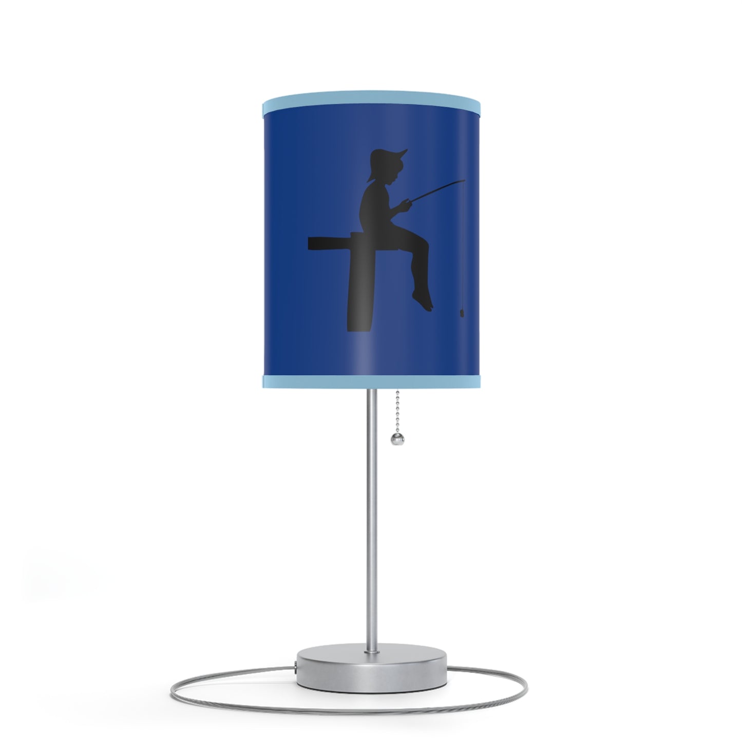 Lamp on a Stand, US|CA plug: Fishing Dark Blue