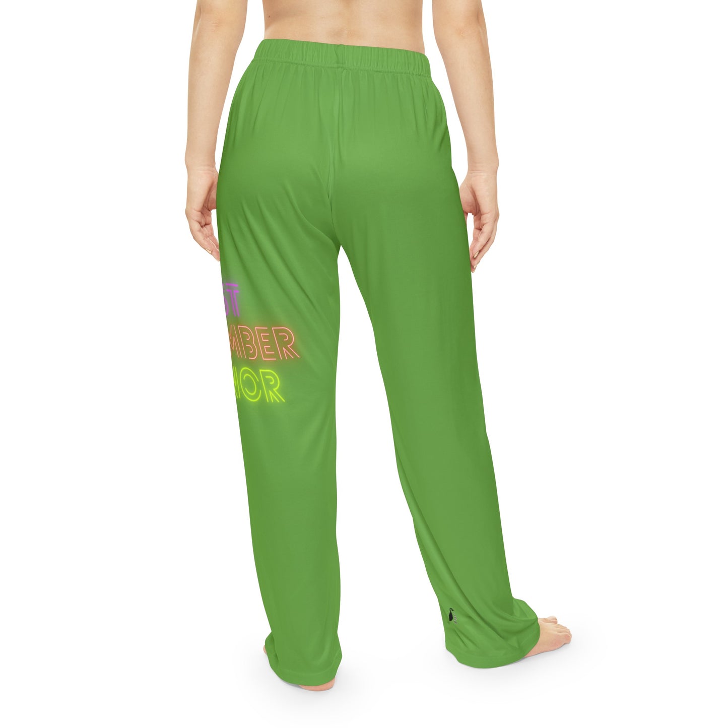 Women's Pajama Pants: Lost Remember Honor Green