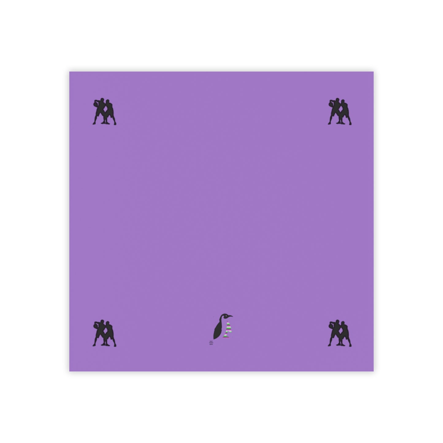 Post-it® Note Pads: Basketball Lite Purple