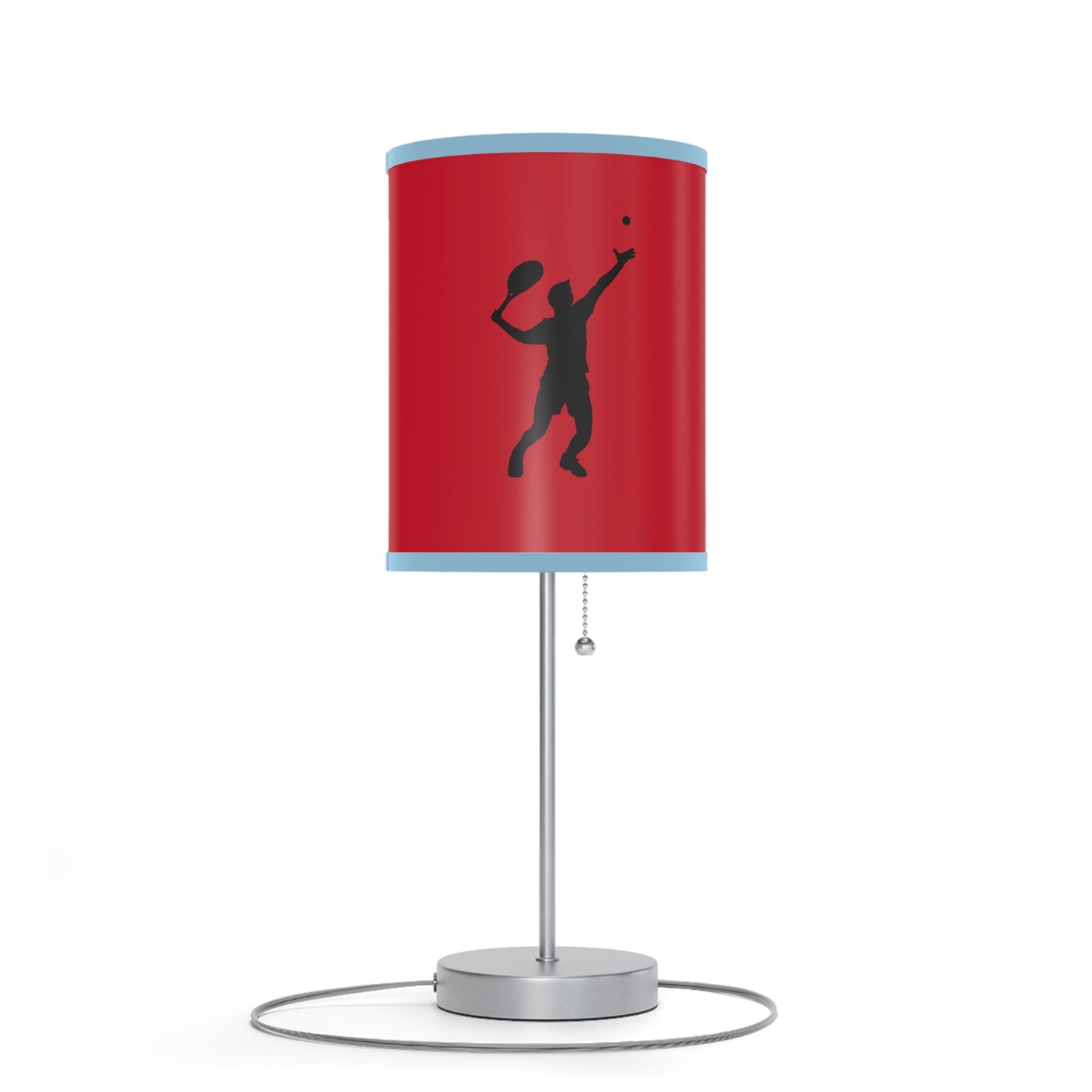 Lamp on a Stand, US|CA plug: Tennis Dark Red