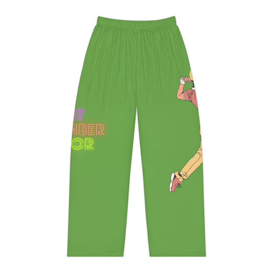 Pambabaeng Pajama Pants: Golf Green