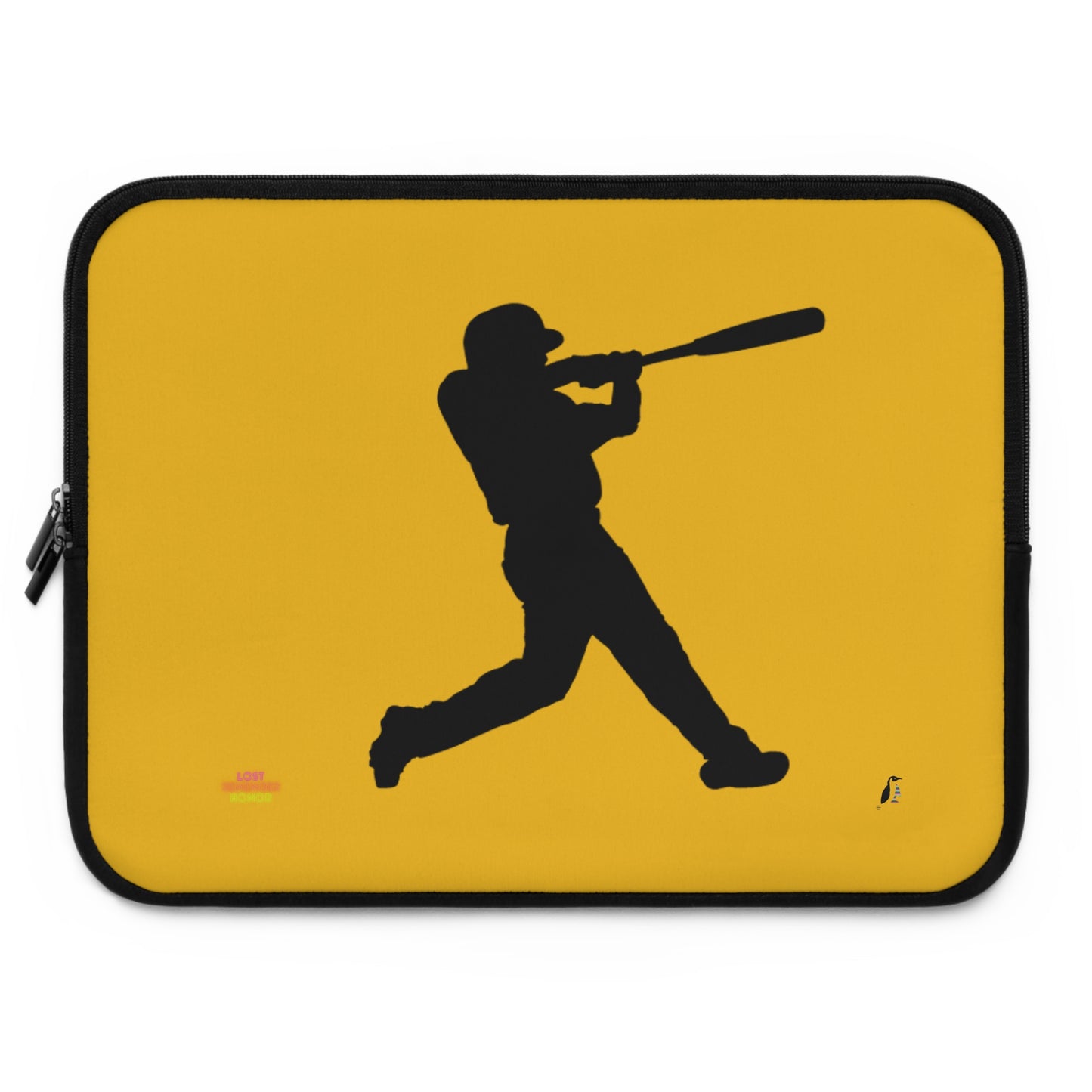 Laptop Sleeve: Baseball Yellow