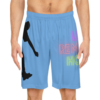 Basketball Shorts: Skateboarding Lite Blue