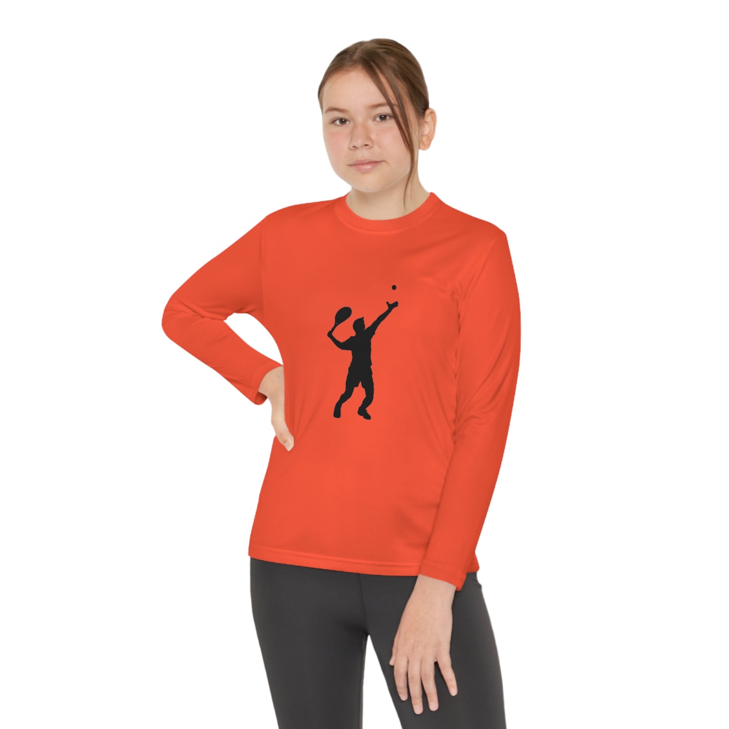 Youth Long Sleeve Competitor Tee: Tennis