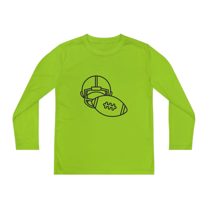 Youth Long Sleeve Competitor Tee: Football 