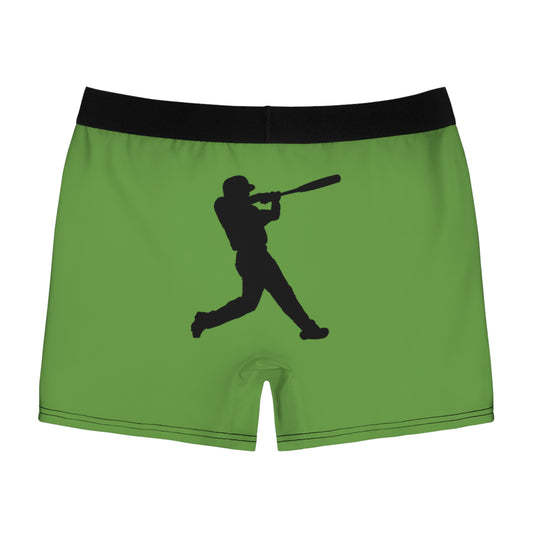 Men's Boxer Briefs: Baseball Green