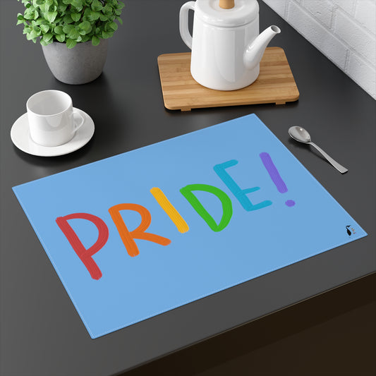 Placemat, 1pc: LGBTQ Pride Lite Blue