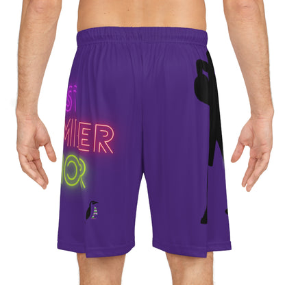 Basketball Shorts: Basketball Purple 