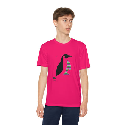 Youth Competitor Tee #2: Crazy Penguin World Logo