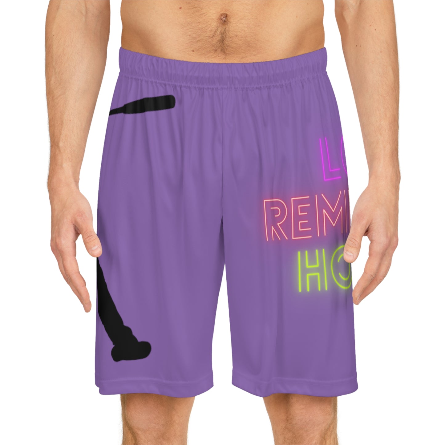 Basketball Shorts: Baseball Lite Purple