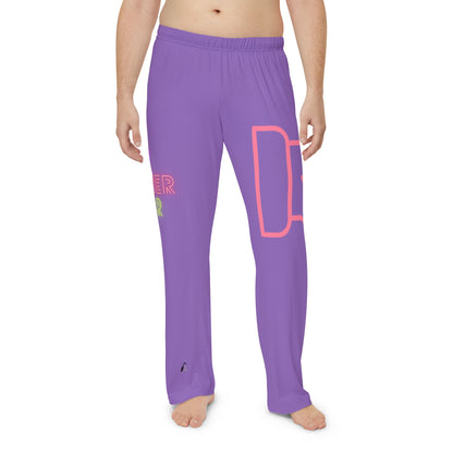 Men's Pajama Pants: Fight Cancer Lite Purple