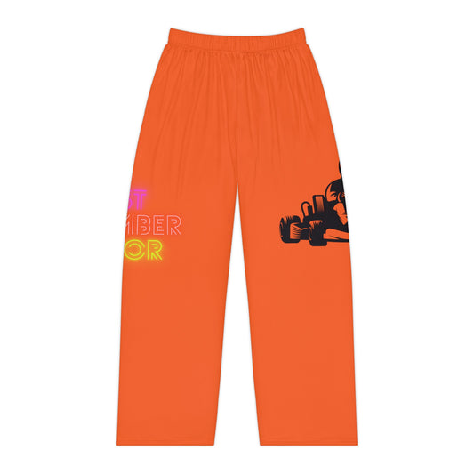 Pambabaeng Pajama Pants: Racing Orange 