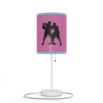 Lamp on a Stand, US|CA plug: Basketball Lite Pink