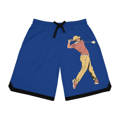 Basketball Rib Shorts: Golf Dark Blue