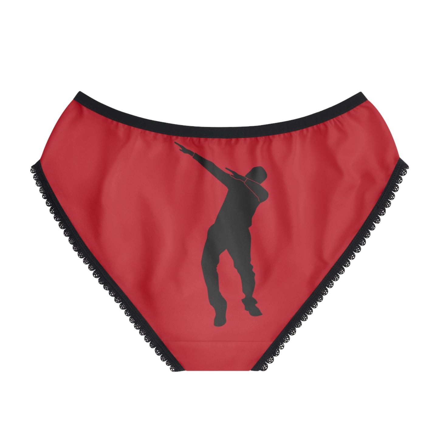 Women's Briefs: Dance Dark Red