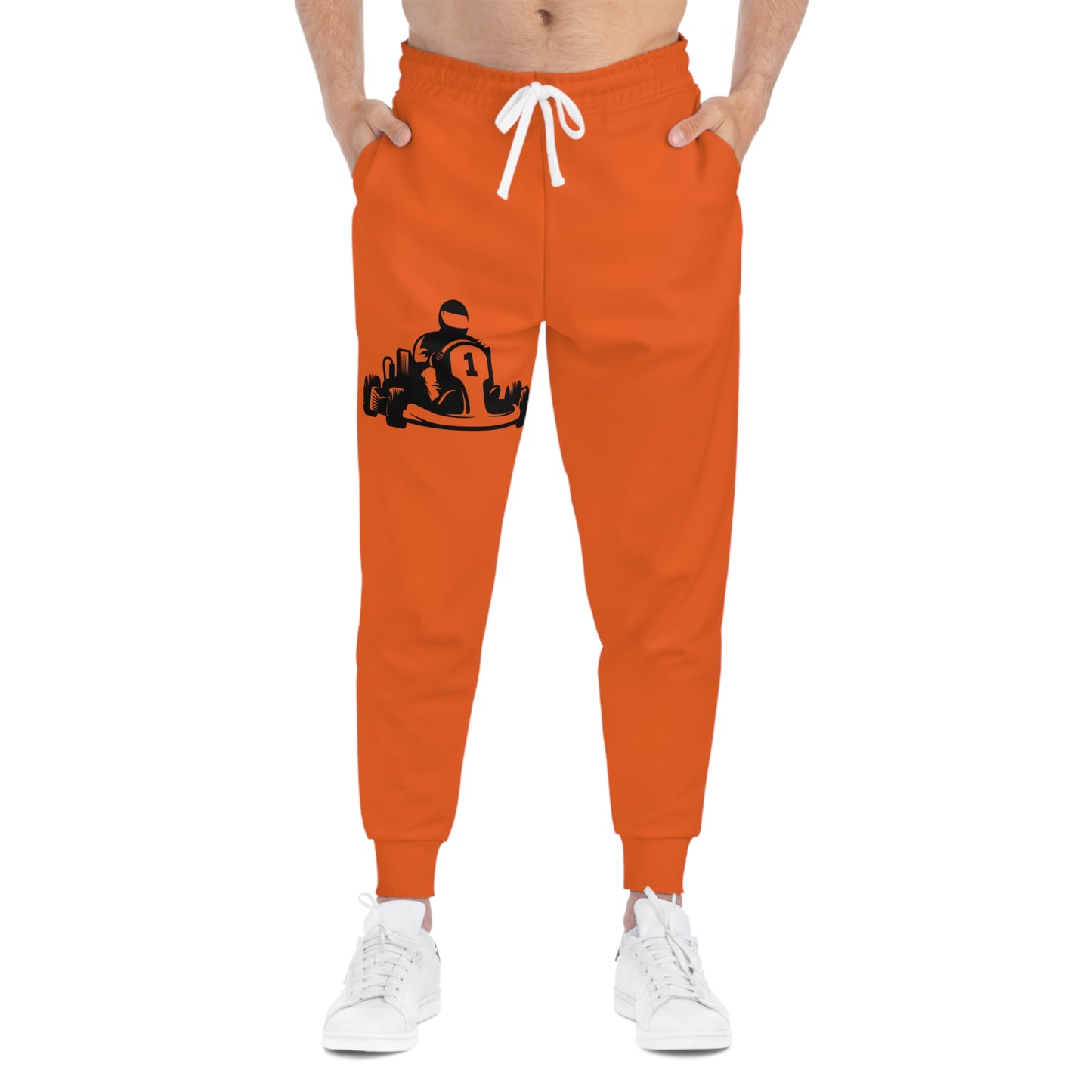 Athletic Joggers: Racing Orange