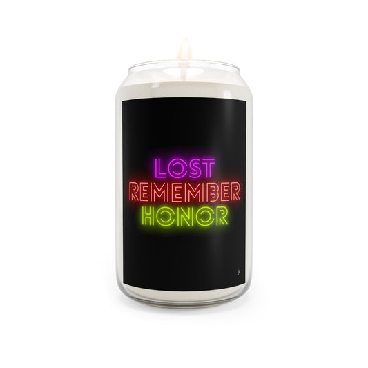 Scented Candle, 13.75oz: Lost Remember Honor Black