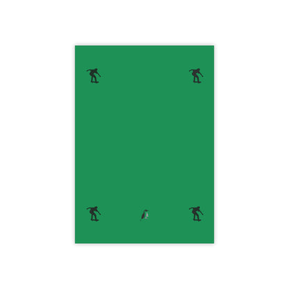 Post-it® Note Pads: Skateboarding Dark Green