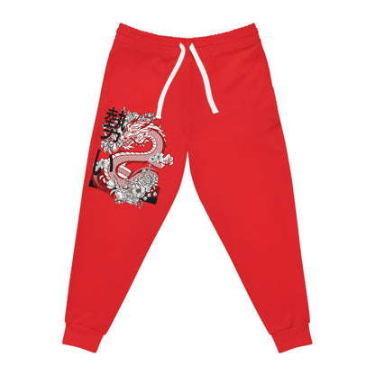 Athletic Joggers: Dragons Red