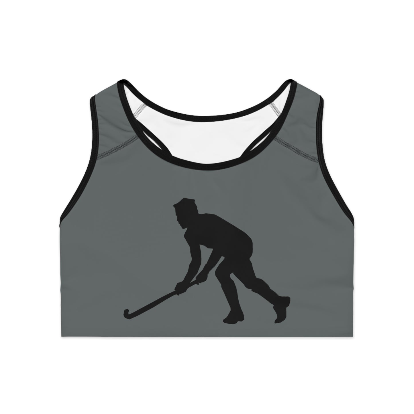 Sports Bra: Hockey Dark Grey